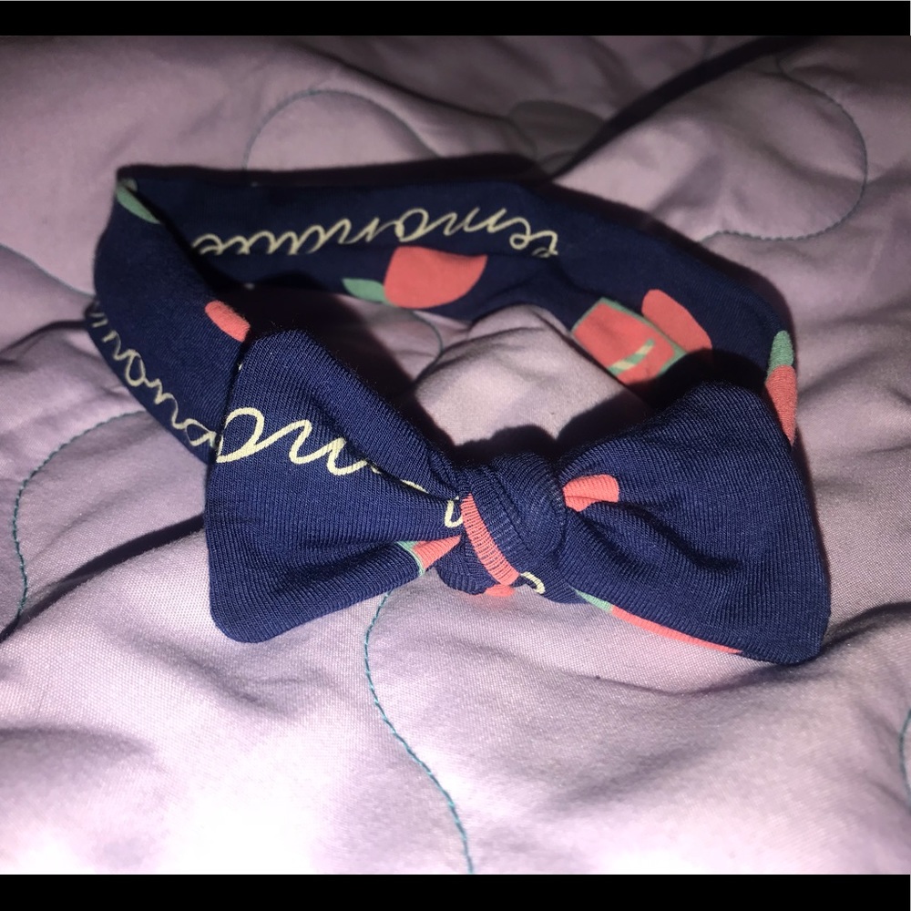 RESERVED for JaniePeek kp Flag blue lemonade bow